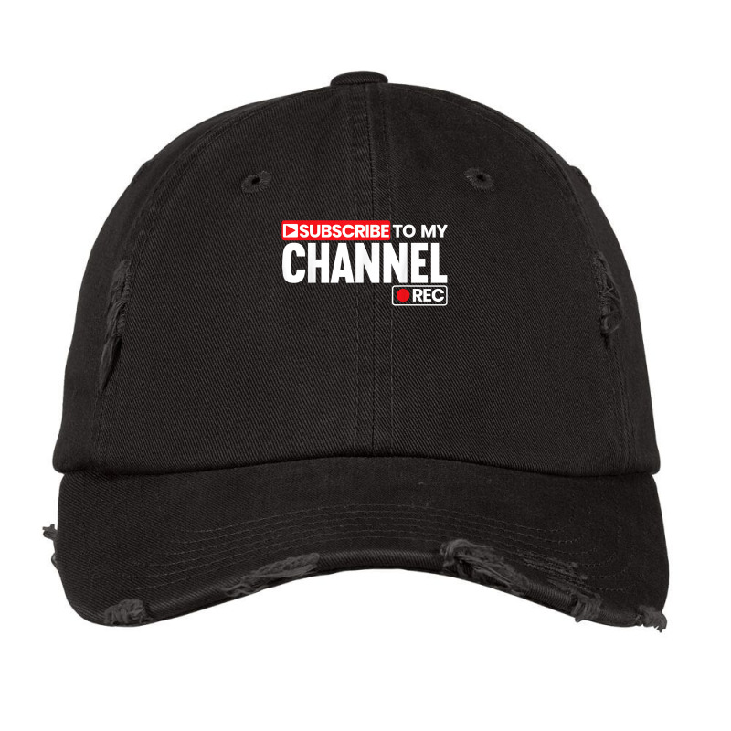 Subscribe To My Channel Livestreaming Online Streaming T Shirt Vintage Cap by jobsfvhaazg | Artistshot