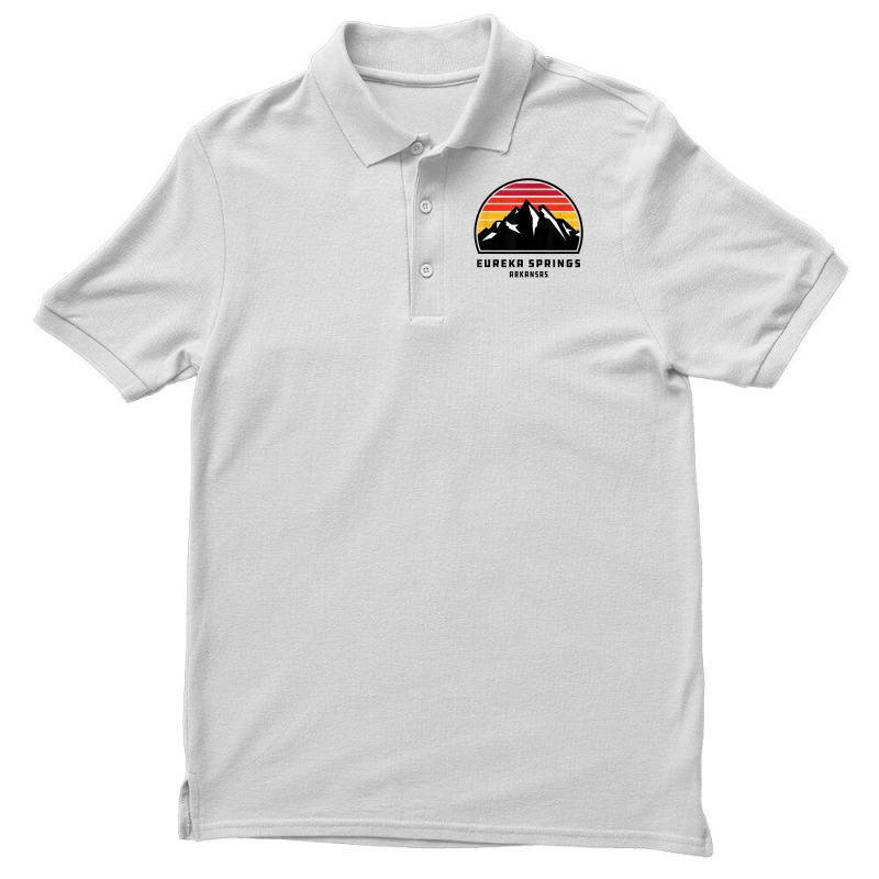 Eureka Springs Arkansas Retro Style Mountain Sunset Cool T Shirt Men's Polo Shirt | Artistshot