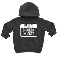 Chicken Nugget Costume Funny Easy Last Minute Halloween Gift Toddler Hoodie | Artistshot