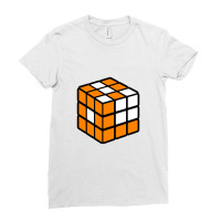 Orange And White Rubik's    Tennessee Ladies Fitted T-shirt | Artistshot