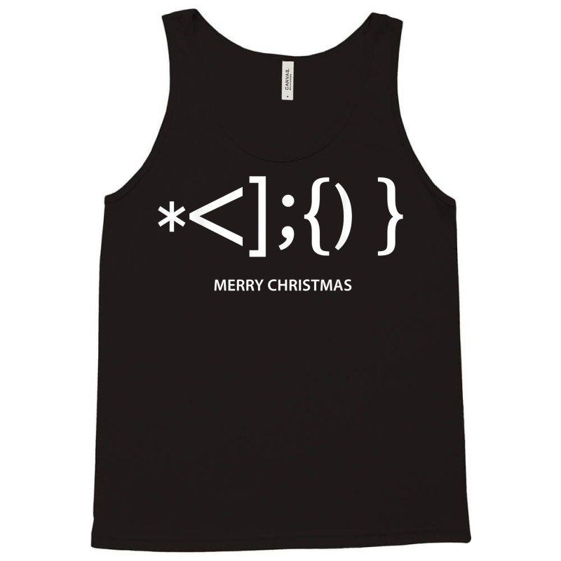 Merry Christmas Character Tilde Asterisk Brackets Comma Word T Shirt Tank Top by cm-arts | Artistshot