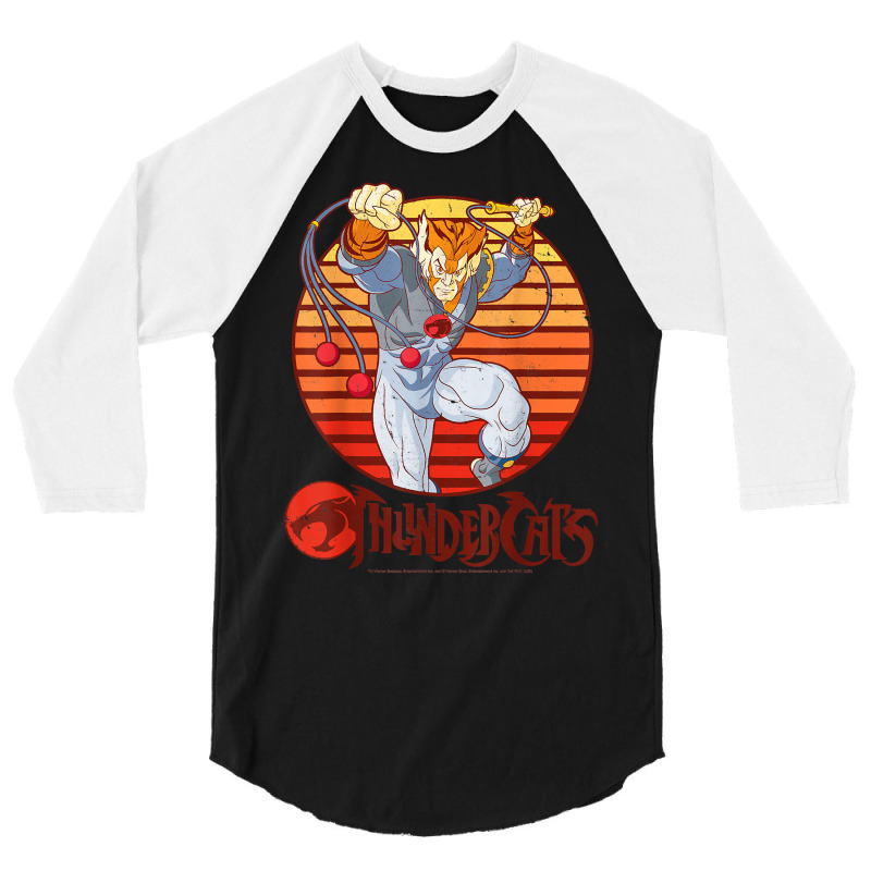 Thundercats Tygra Retro Sunset Portrait T Shirt 3/4 Sleeve Shirt by nuzhetanopo | Artistshot