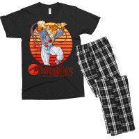 Thundercats Tygra Retro Sunset Portrait T Shirt Men's T-shirt Pajama Set | Artistshot