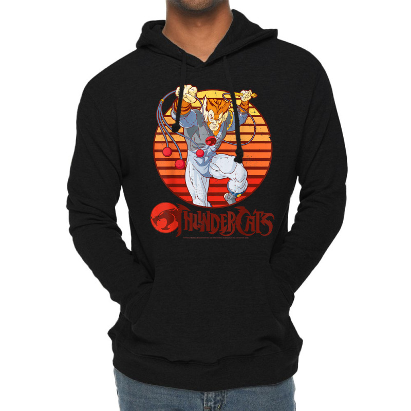 Thundercats Tygra Retro Sunset Portrait T Shirt Lightweight Hoodie by nuzhetanopo | Artistshot