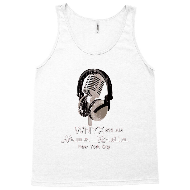 News Radio Ad Concept Tank Top | Artistshot