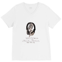 News Radio Ad Concept V-neck Tee | Artistshot