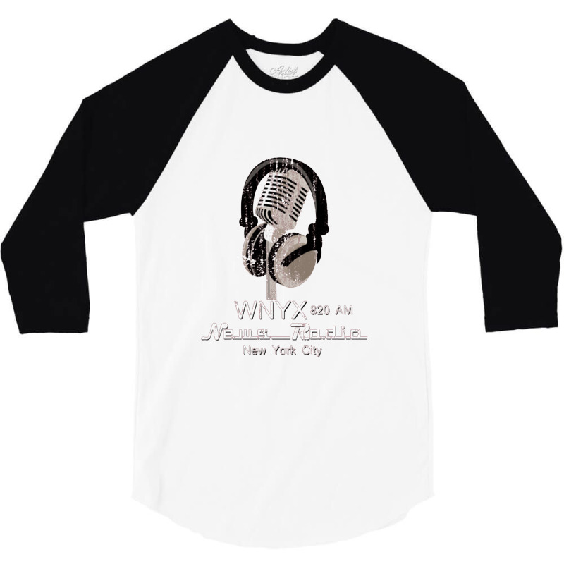 News Radio Ad Concept 3/4 Sleeve Shirt | Artistshot