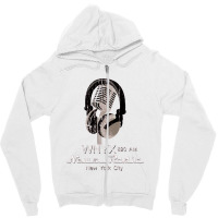 News Radio Ad Concept Zipper Hoodie | Artistshot