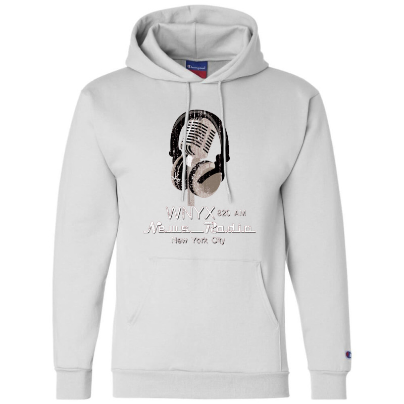 News Radio Ad Concept Champion Hoodie | Artistshot