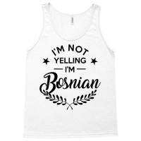 I'm Not Yelling I'm Bosnian Raglan Baseball Tee Tank Top | Artistshot