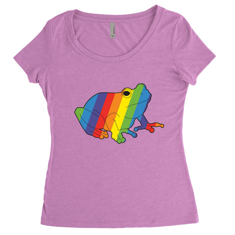 Frog In Love Merch Women's Triblend Scoop T-shirt by sulisti naratna | Artistshot