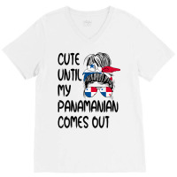 Funny Cute Until My Panamanian Comes Out T Shirt V-neck Tee | Artistshot