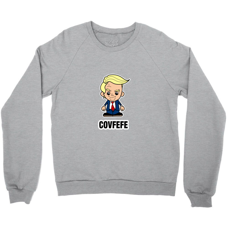 Li Trump Covfefe Crewneck Sweatshirt | Artistshot