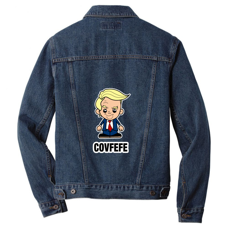 Li Trump Covfefe Men Denim Jacket | Artistshot