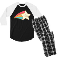 I Tried Shooting Star Award Tparticipation Award Joke Men's 3/4 Sleeve Pajama Set | Artistshot