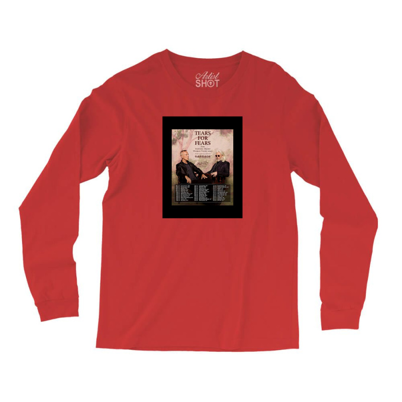 Tears For Fears The Tipping Point World Tour Date 2022 Iy22 Long Sleeve Shirts | Artistshot