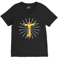 St. Francis Of Assisi Christian Faith V-neck Tee | Artistshot