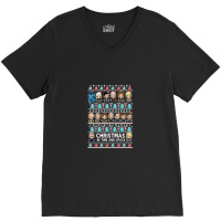 Lil Doctors Christmas Jumper With Added V-neck Tee | Artistshot