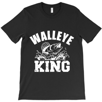Walleye King, Walleye T-shirt Designed By Koujirouinoue
