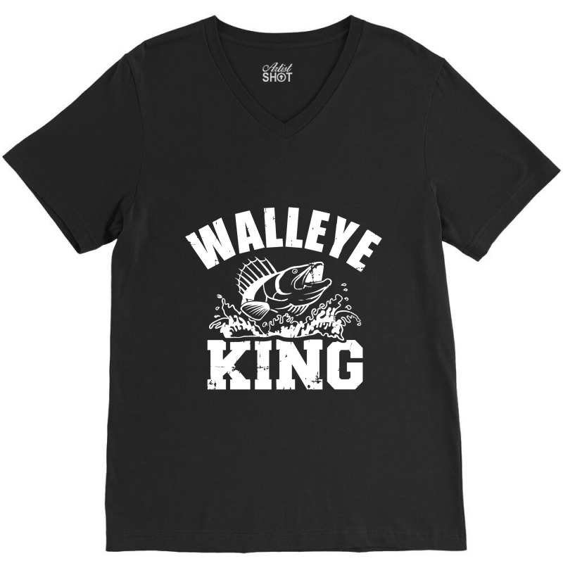 Walleye King, Walleye V-neck Tee | Artistshot