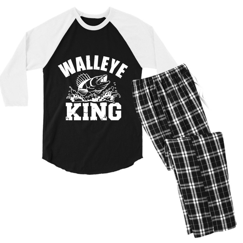 Walleye King, Walleye Men's 3/4 Sleeve Pajama Set | Artistshot