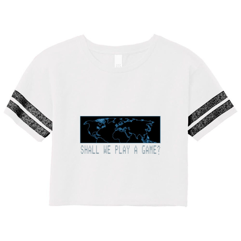 Shall We Play   Wargames Movie Scorecard Crop Tee by kiamadalee | Artistshot