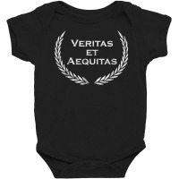 Veritas Et Aequitas   Latin Saying   Latin T Shirt Baby Bodysuit | Artistshot