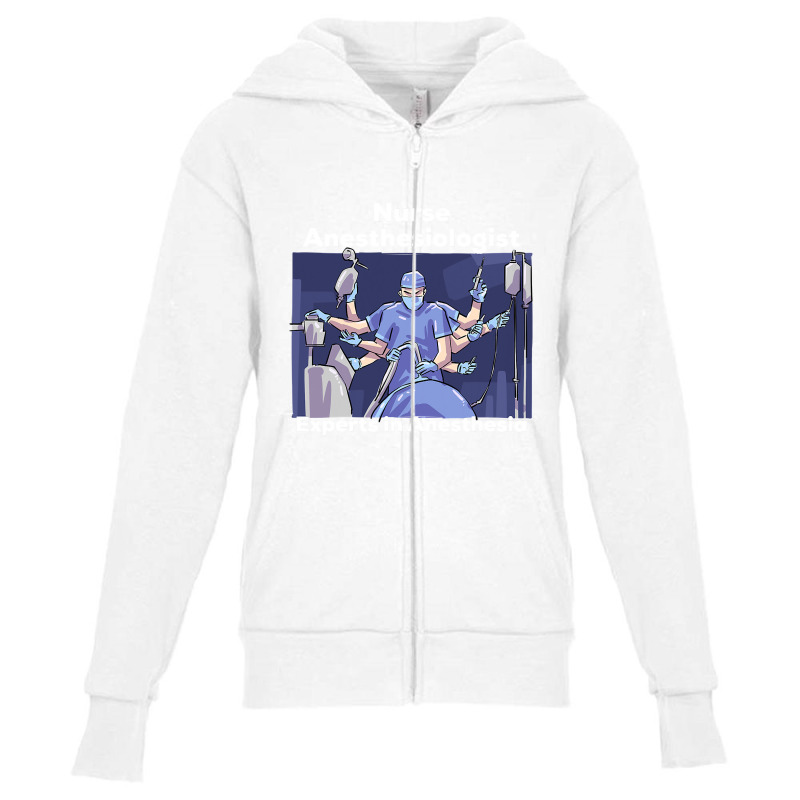 Crna T Shirt To Show Pride In Nurse Anesthesiologists Youth Zipper Hoodie | Artistshot