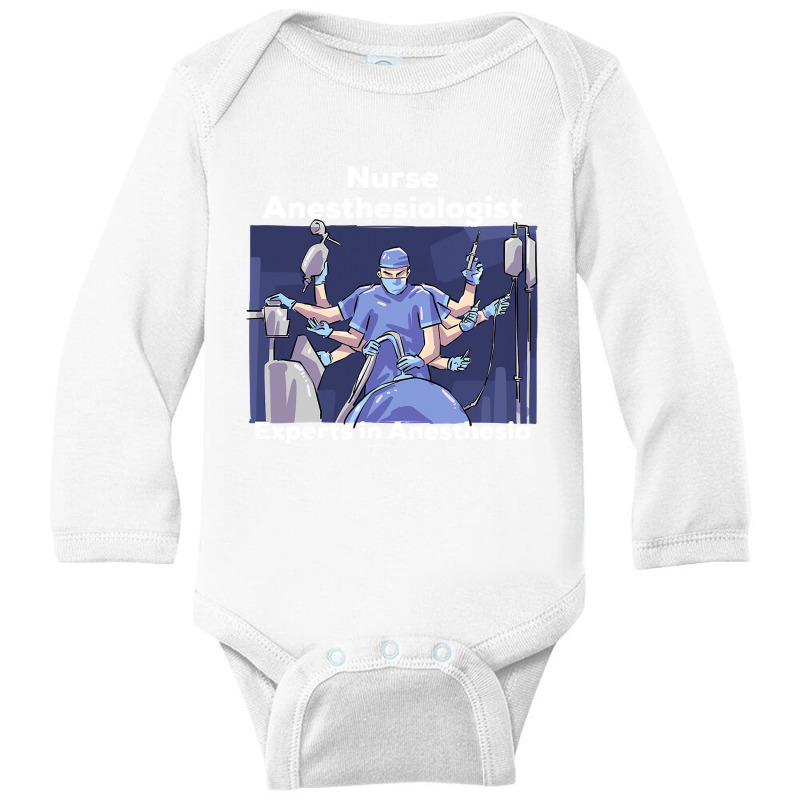 Crna T Shirt To Show Pride In Nurse Anesthesiologists Long Sleeve Baby Bodysuit | Artistshot