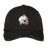 Worms On A String On A Skull Classic Vintage Cap | Artistshot