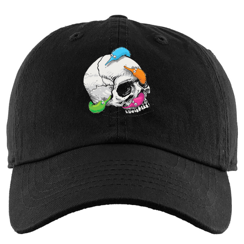 Worms On A String On A Skull Classic Kids Cap by cm-arts | Artistshot