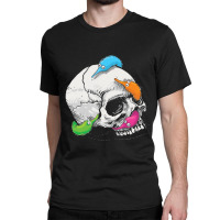 Worms On A String On A Skull Classic Classic T-shirt | Artistshot