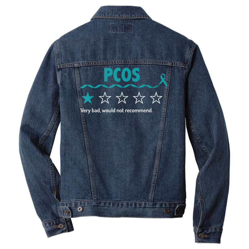 Pcos Review Very Bad Would Not Recommend 1 Star Rating T Shirt Men Denim Jacket | Artistshot