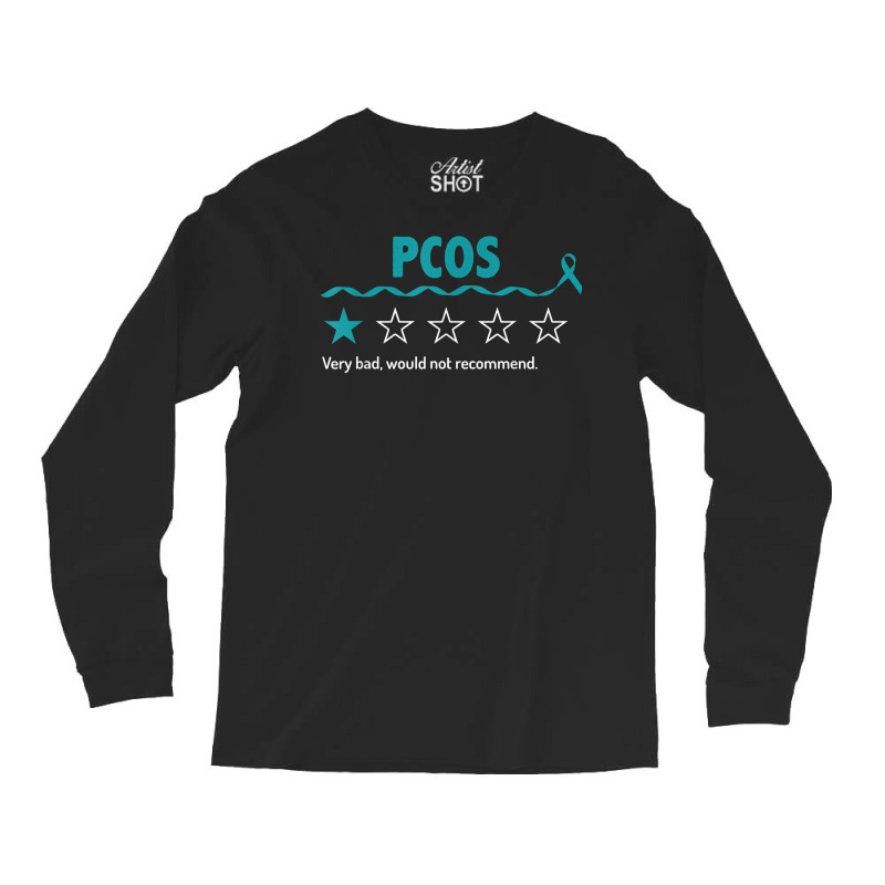 Pcos Review Very Bad Would Not Recommend 1 Star Rating T Shirt Long Sleeve Shirts | Artistshot