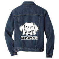 Weimaraner , Weimaraner Men Denim Jacket | Artistshot