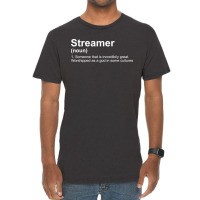 Streamer Live Steam Definition Vintage T-shirt | Artistshot