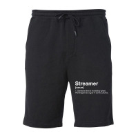 Streamer Live Steam Definition Fleece Short | Artistshot