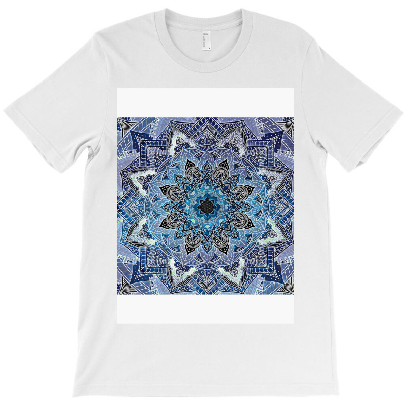 Blue Mandala T-Shirt by alove | Artistshot