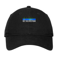 See The Spectrum Analyzer Waterfall Display Funny Ham Radio T Shirt Adjustable Cap | Artistshot