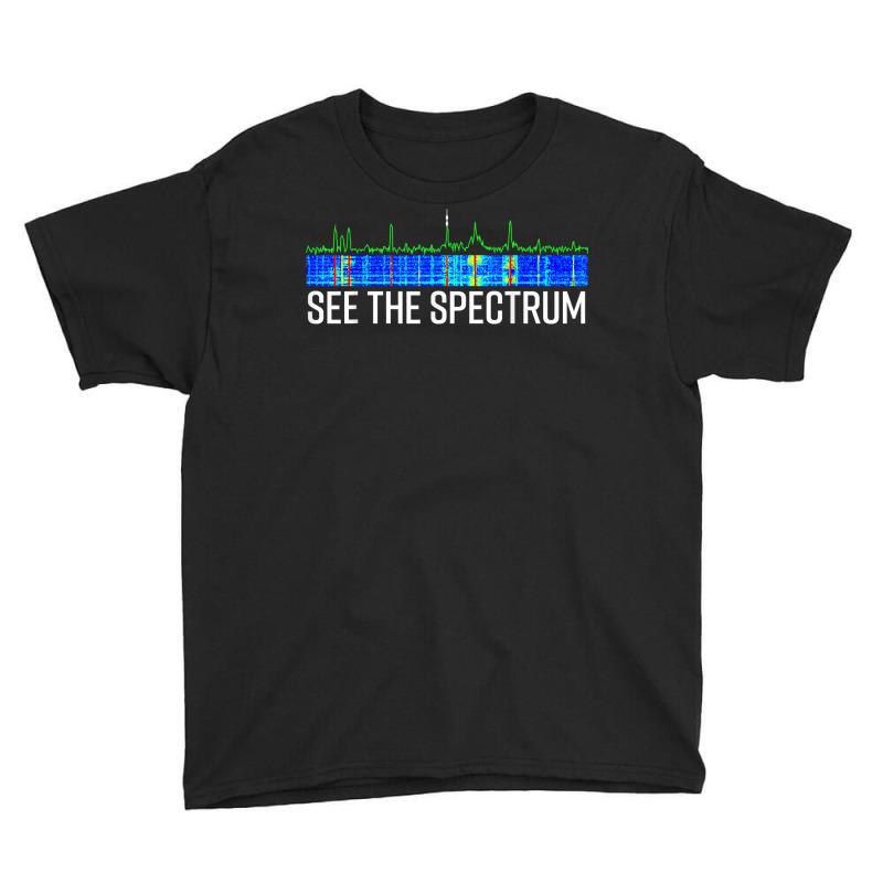 See The Spectrum Analyzer Waterfall Display Funny Ham Radio T Shirt Youth Tee by goveteman | Artistshot