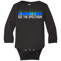 See The Spectrum Analyzer Waterfall Display Funny Ham Radio T Shirt Long Sleeve Baby Bodysuit | Artistshot