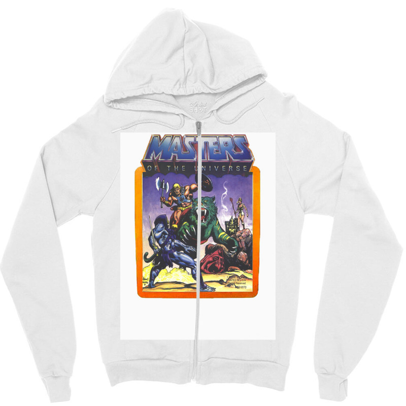 He   Man Masters Of The Universe Battle Scene With Skeletor Zipper Hoodie by alove | Artistshot