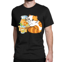 Lemon Tea Exotic Shorthair Cat Classic T-shirt | Artistshot