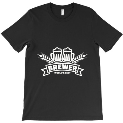 World's Best Brewer, Brewer T-shirt Designed By Koujirouinoue
