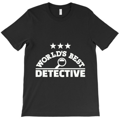 World's Best Detective, Detective T-shirt Designed By Koujirouinoue