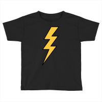 Lightning Bolt Yellow With Black Outlines Toddler T-shirt | Artistshot