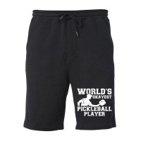 World's Okayest Pickleball Player, Pickleball Fleece Short | Artistshot