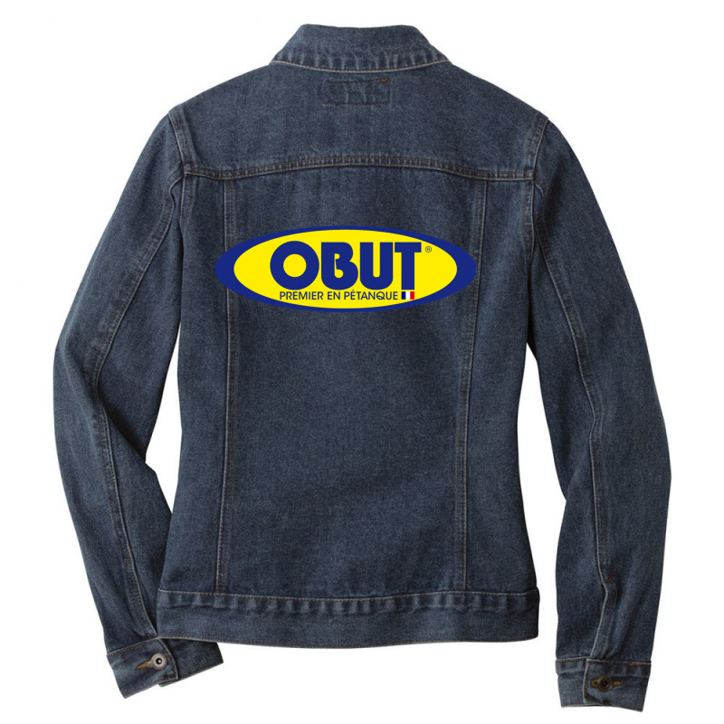 Obut Petanque Ladies Denim Jacket by PamelaAnnHarris | Artistshot