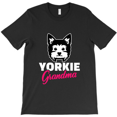 Yorkie Grandma, Yorkshire Terrier T-shirt Designed By Koujirouinoue