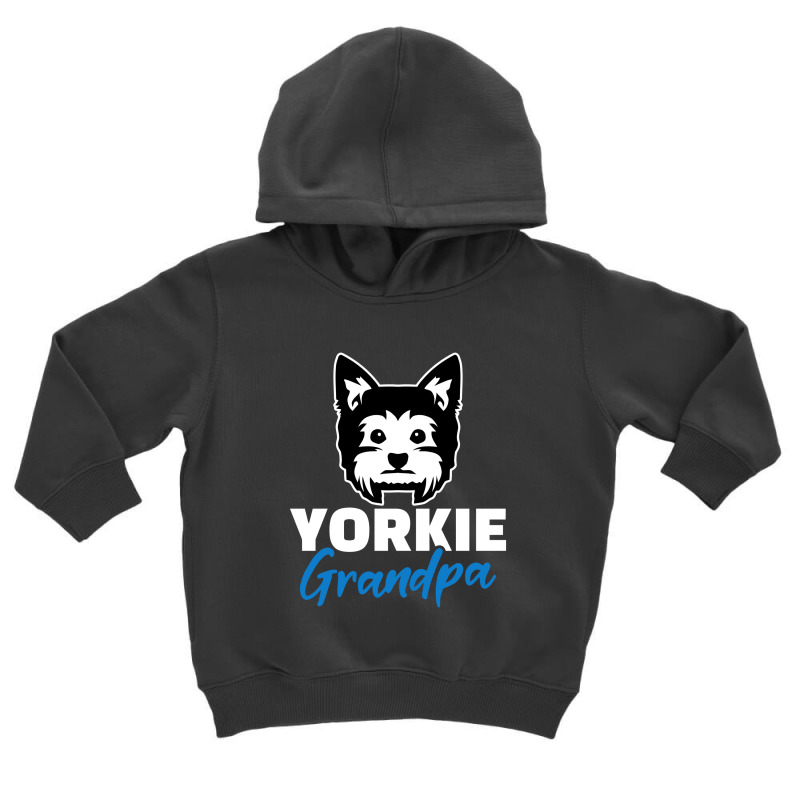 Yorkie Grandpa, Yorkshire Terrier Toddler Hoodie by koujirouinoue | Artistshot